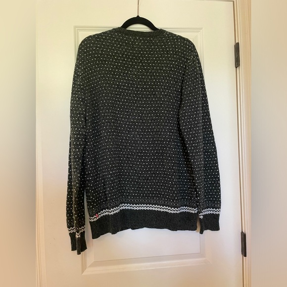 Levi’s Men’s Dark Green Fall Winter Detailed Polka Dot Sweater - Picture 3 of 6